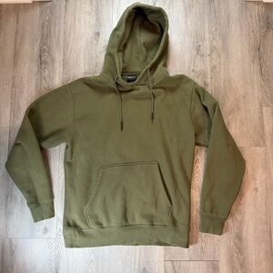 EDGE Hoodie Mens Medium Green Pullover Sweatshirt Kangaroo Pocket Heavyweight